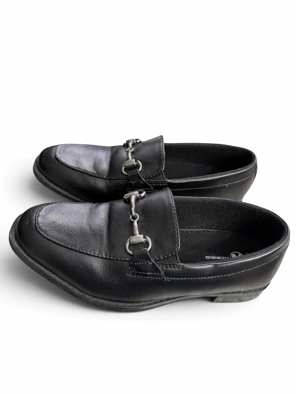 Boys’ Black Oxford Loafers Dress Shoes | Size 2